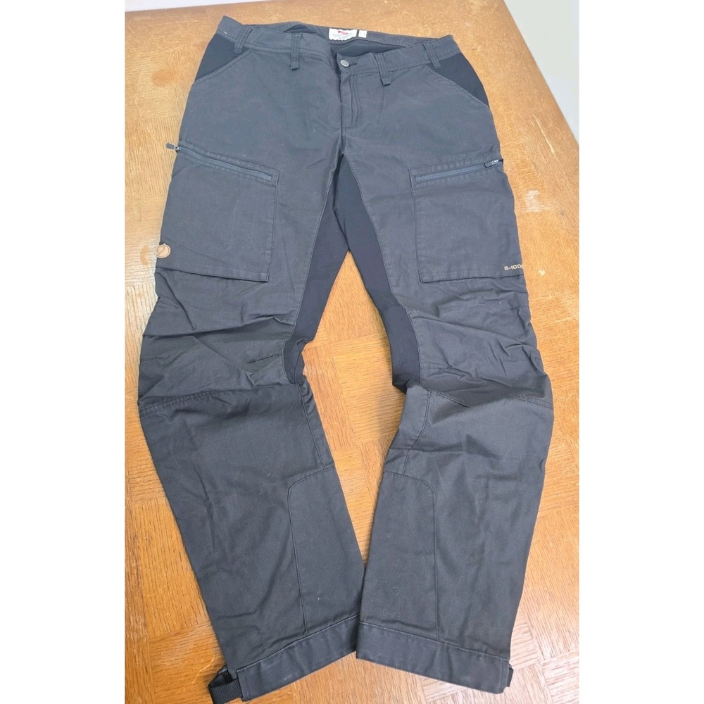 Fjallraven Abisko Lite Trekking Trousers Men 36x32 G-1000 Cargo Pants Black